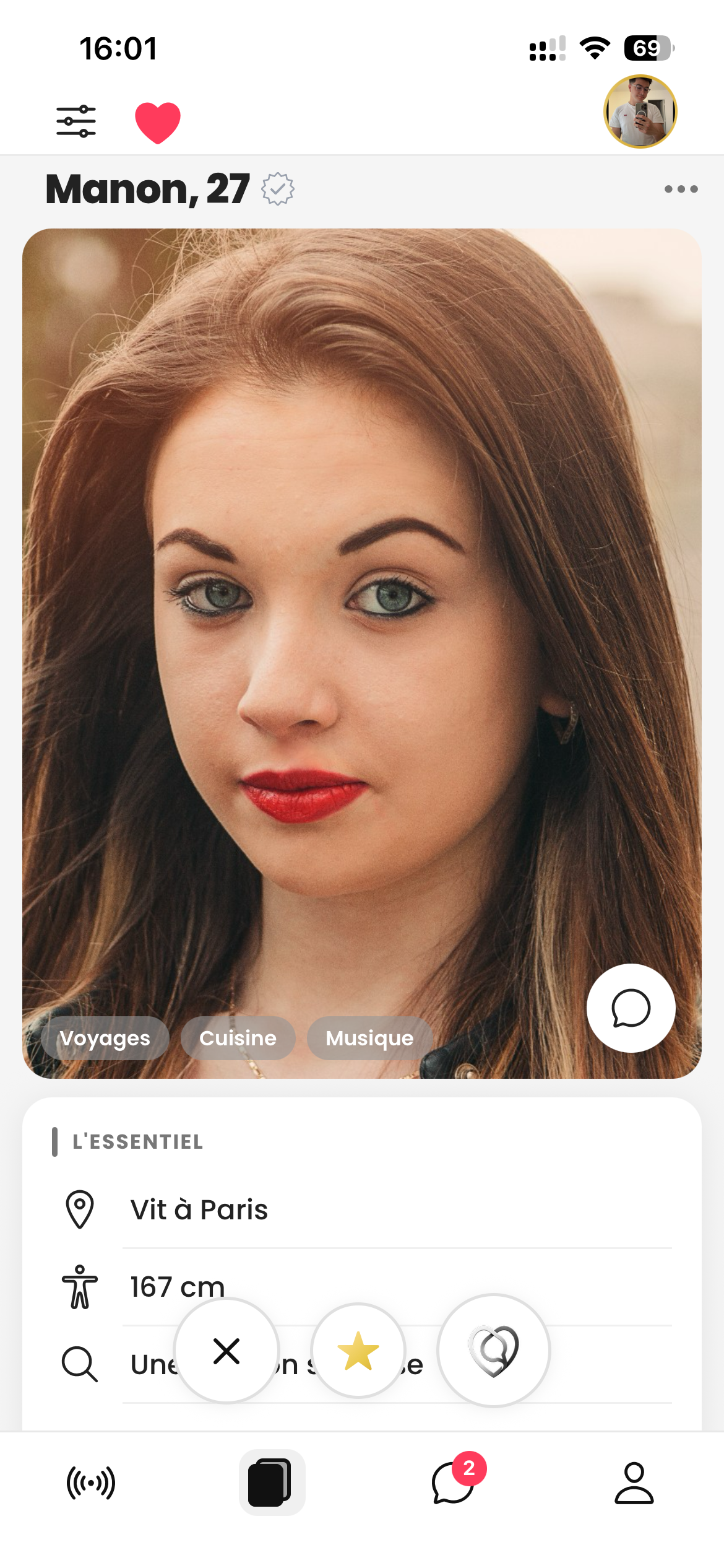 Écran Découverte Shyly